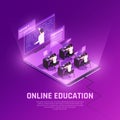 Online School Form Background Royalty Free Stock Photo