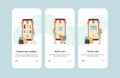 Onboarding shopping, banner, app templates