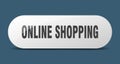 online shopping button. online shopping sign. key. push button. Royalty Free Stock Photo