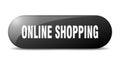 online shopping button. online shopping sign. key. push button. Royalty Free Stock Photo
