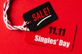 Online shopping of China, 11.11 single day sale concept Royalty Free Stock Photo