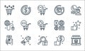 online shopping line icons. linear set. quality vector line set such as online shop, searching, mobile shopping, best price,