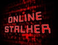 Online Stalker Evil Faceless Bully 3d Illustration Royalty Free Stock Photo