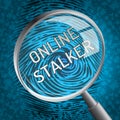 Online Stalker Evil Faceless Bully 3d Rendering