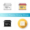 Online store icon