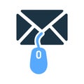 Online, Subscription, email icon. Simple vector design.