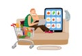 Online supermarket concept