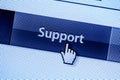 Online support concept