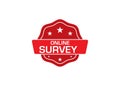 Online Survey label sticker,Online Survey Badge Sign Royalty Free Stock Photo