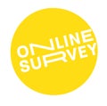 Online Survey label Royalty Free Stock Photo