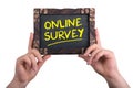 Online survey Royalty Free Stock Photo