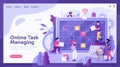 Online Task Management Landing Page