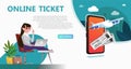 Online travel store, online ticket booking