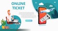 Online travel store, online ticket booking.