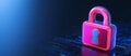 Online user information is protected through encryption, requiring user authentication with username and password.