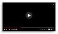 Online video player. Streaming screen template with interface buttons. Empty digital window with progress bar, play