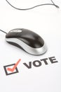 Online Voting Royalty Free Stock Photo