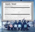 Online Web Job Application Form Concept Royalty Free Stock Photo