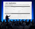 Online Web Job Application Form Concept Royalty Free Stock Photo