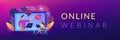 Online webinar header banner.