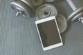 Online weight training coach by tablet