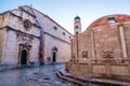 Onofrio fountain of Dubrovnic. Royalty Free Stock Photo