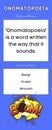 Onomatopoeia Literary Devices Infographic