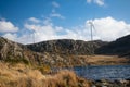 Onshore Windmill in the hills of Norway- a global leader in clean energy adoption