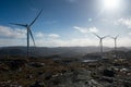 Onshore Windmill in the hills of Norway- a global leader in clean energy adoption