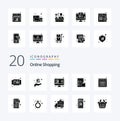 20 OnSolid Glyph Shopping Solid Glyph icon Pack. like buy. list. buy. clipboard. list