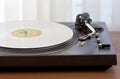 Ontario, Canada - December 26 2017: Vintage Vinyl Record Player