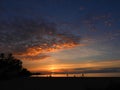 Ontario Lake sunset photographers dream Royalty Free Stock Photo