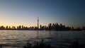 Ontario lake Toronto downtown view Royalty Free Stock Photo