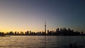 Ontario lake Toronto downtown view Royalty Free Stock Photo