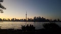 Ontario lake Toronto downtown view Royalty Free Stock Photo