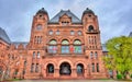 Ontario Legislative Building at Queen`s Park in Toronto, Canada