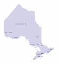 Ontario province map