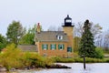 Ontonagon Lighthouse On Lake Superior Royalty Free Stock Photo