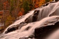 Ontonagon River Bond Falls in fall located in Upper Michigan Royalty Free Stock Photo