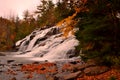 Ontonagon River Below Bond Falls in Autumn located in Upper Michigan