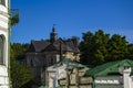 Onufrievskaya Tower - part of the fortifications of the Kiev-Pechersk Lavra. Architectural monument of 1701. UNESCO World Heritage