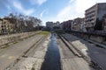 Onyar river cityscape in Girona, Catalonia
