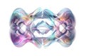 Onyx cords of luminescence merging to compose an enthralling
