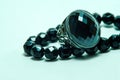 Onyx ring head Royalty Free Stock Photo