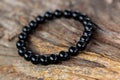 The Onyx Stone Bracelet Royalty Free Stock Photo