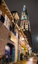 The Onze-Lieve-Vrouwetoren, a church tower in Amersfoort, the Netherlands Royalty Free Stock Photo