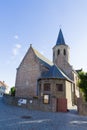Onze Lieve Vrouwkerk Meetkerke church from Zuienkerke village