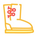 oogie footwear color icon vector illustration