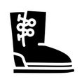 oogie footwear glyph icon vector illustration
