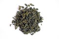 Oolong milk tea top view. Royalty Free Stock Photo